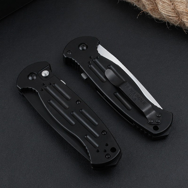 BM9051 AFO II 59-60HRC T6 Aluminum Alloy Anodized CNC Outdoor Portable Knife