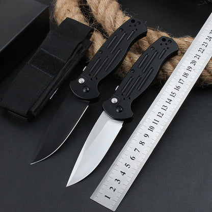 BM9051 AFO II 59-60HRC T6 Aluminum Alloy Anodized CNC Outdoor Portable Knife