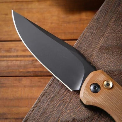ZT0512 Stylish Brown Handle Outdoor Portable Knife