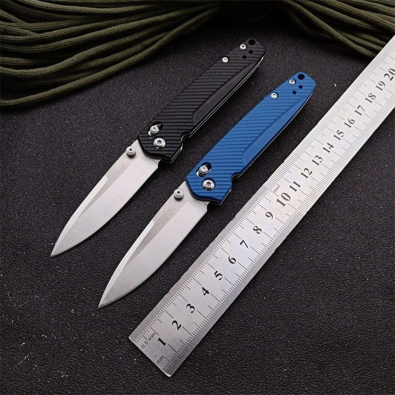 BM485 D2 Steel Fiberglass Edition Outdoor Folding Portable Knife