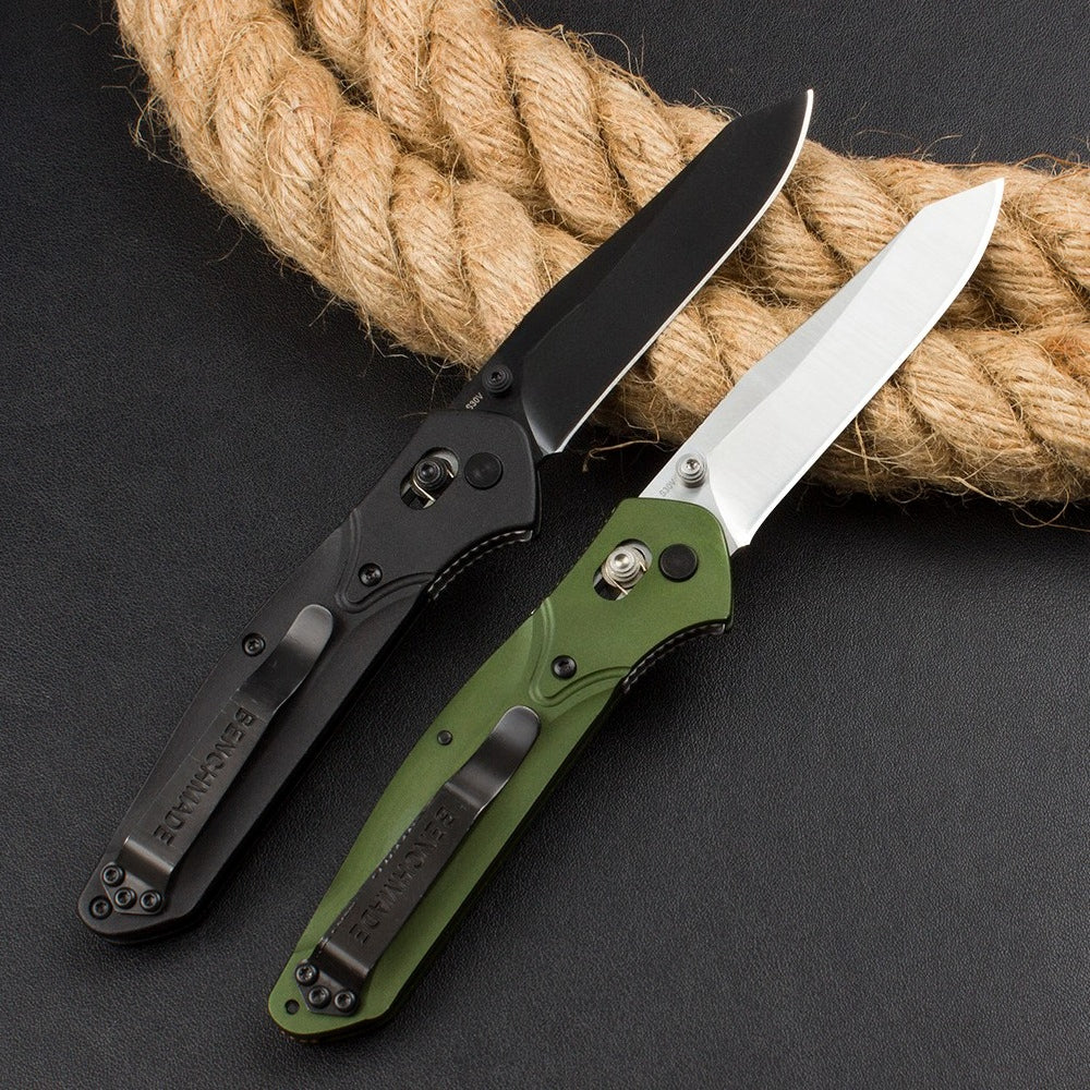 BM940 Aluminum Alloy Handle Outdoor Folding Portable Knife