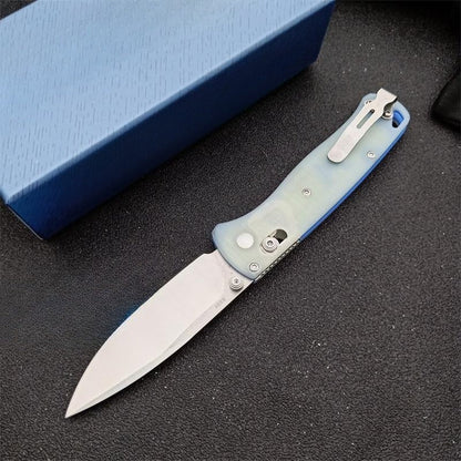 BM535 Gradient Blue G10 Handle S30v Outdoor Folding Knife