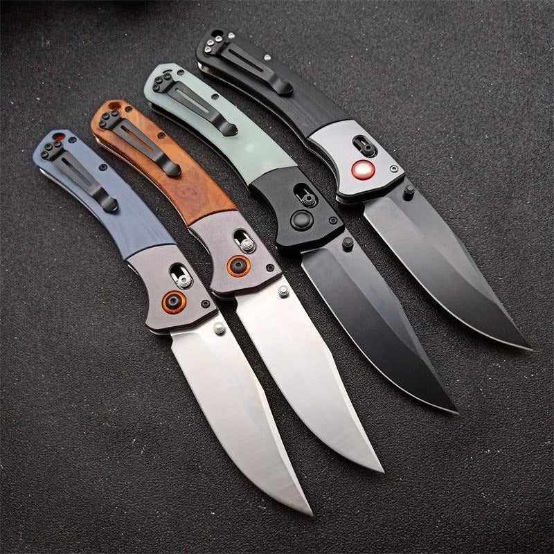 BM15080 G10 Handle Material 9cr18mov Outdoor Folding Knife