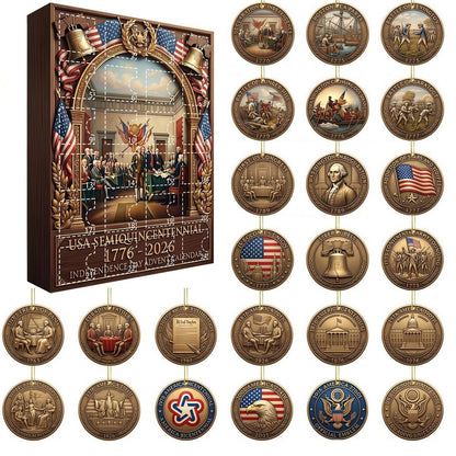 250th Independence Day Countdown Blind Box – Acrylic Pendant Home Decor