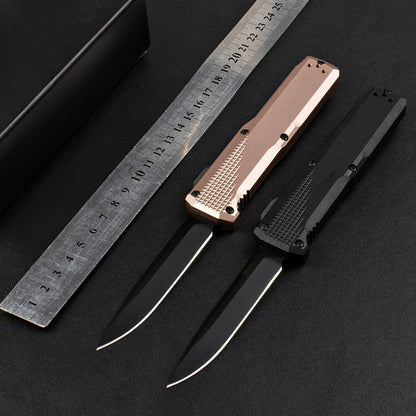 BM4600 T6 Aluminum Alloy Anodized Black Outdoor Portable Knife