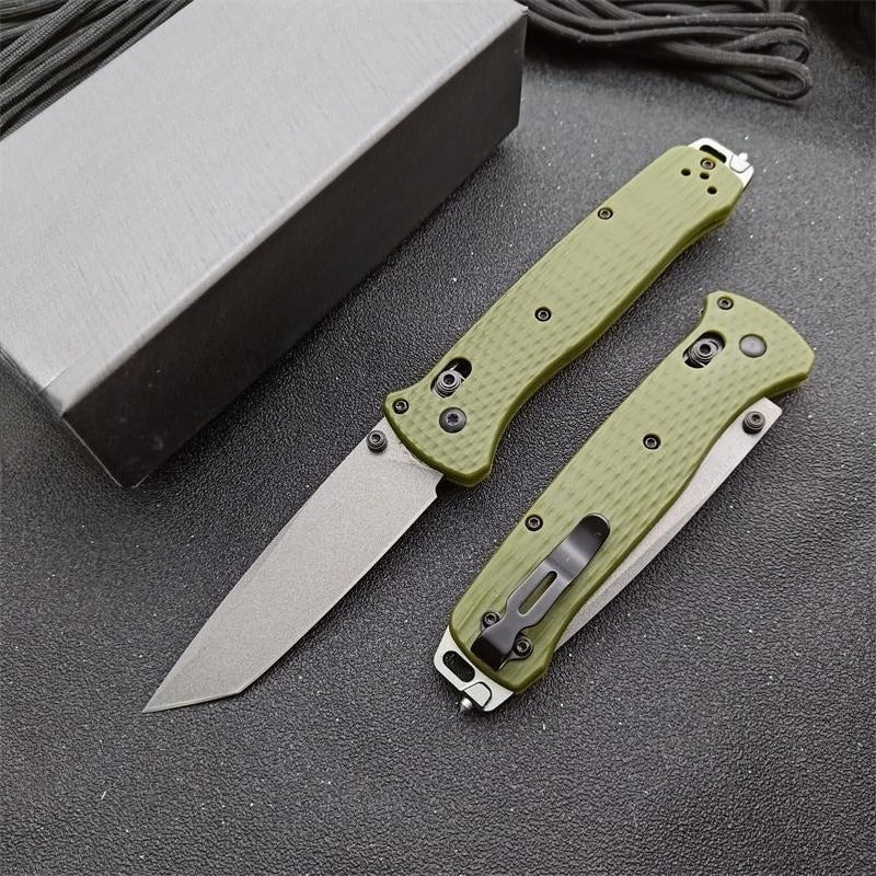 BM537GY Aluminum Alloy CPM-3v Surface Anti-scratch Coating Outdoor Folding Knife