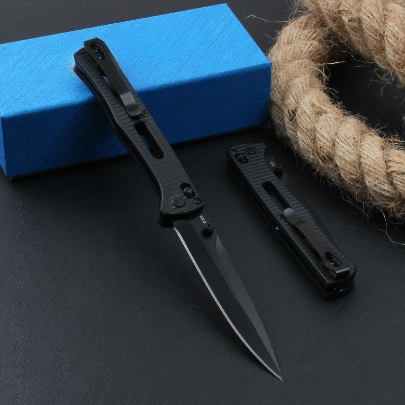 BM417 All-black Folding Outdoor Knife