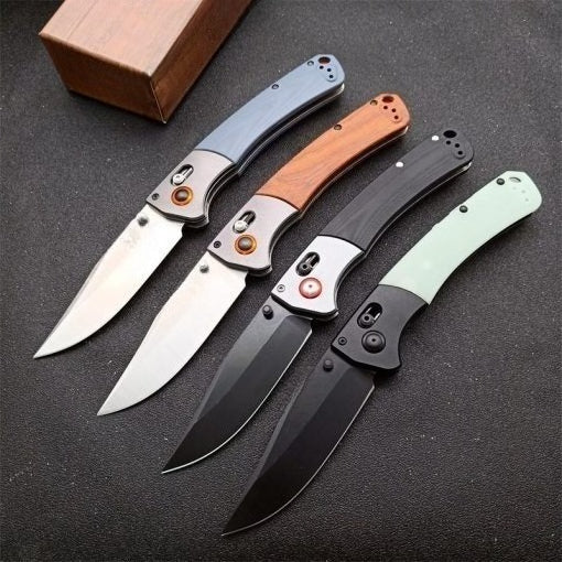BM15080 G10 Handle Material 9cr18mov Outdoor Folding Knife