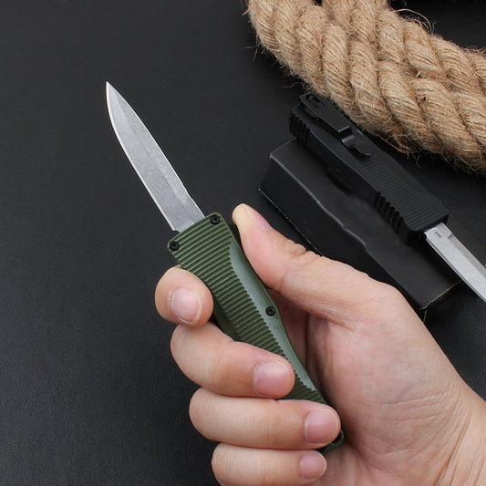 BM 4850 Mini Zinc Aluminum Handle Stonewashed Outdoor Pocket Knife