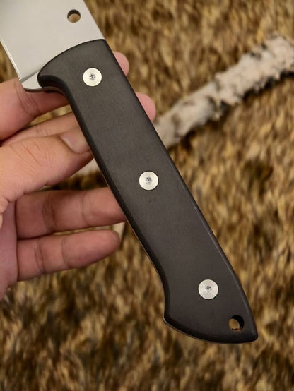 Jungle VG-10 58-60HRC Wooden Handle Outdoor Knife