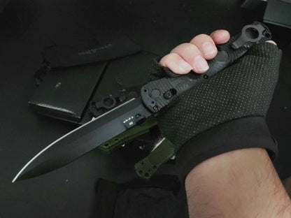 BM391 Nylon Fiberglass Plastic Handle D2 Steel Outdoor Folding Knife