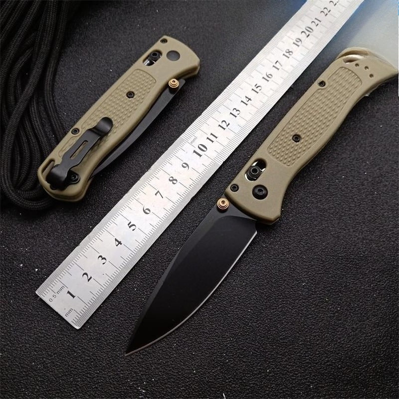 BM535 Desert Color Nylon Fiberglass Outdoor Folding Knife