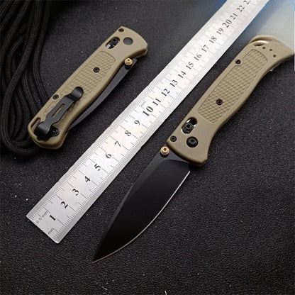 BM535 Desert Color Nylon Fiberglass Outdoor Folding Knife