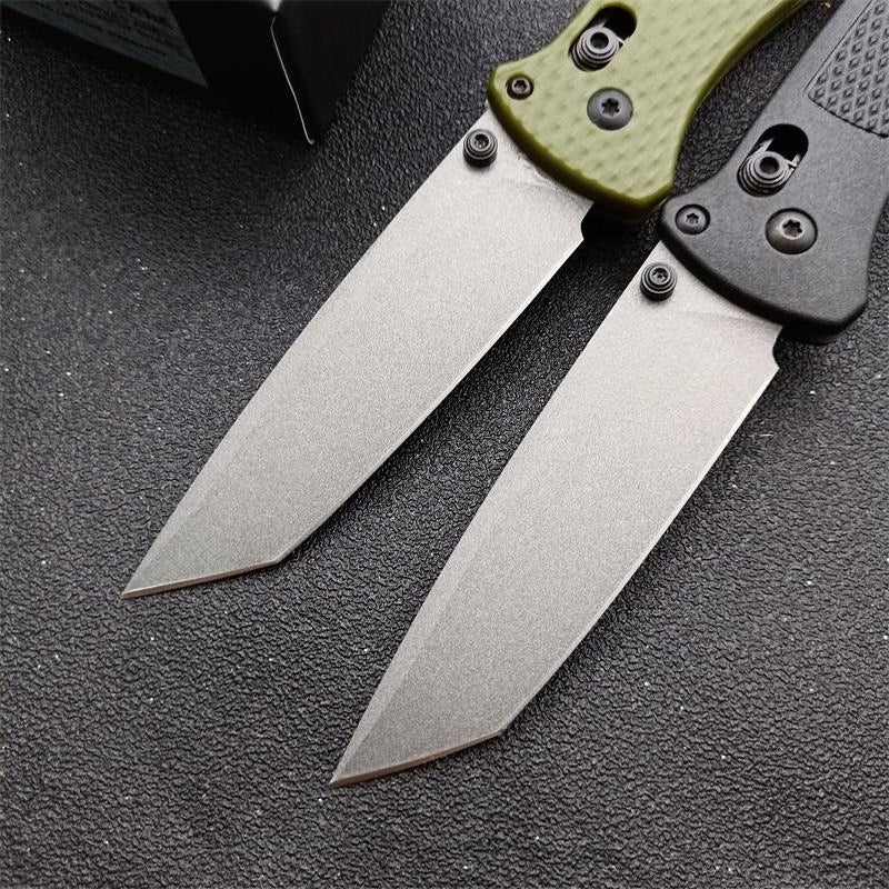 BM537GY Aluminum Alloy CPM-3v Surface Anti-scratch Coating Outdoor Folding Knife