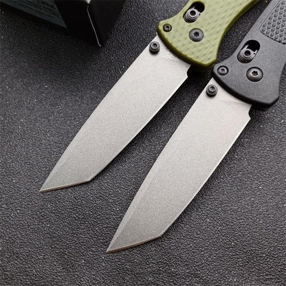 BM537GY Aluminum Alloy CPM-3v Surface Anti-scratch Coating Outdoor Folding Knife