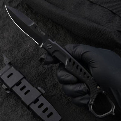 N690 Steel Nylon Fiberglass Outdoor Folding Knife