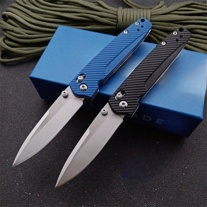 BM485 D2 Steel Fiberglass Edition Outdoor Folding Portable Knife