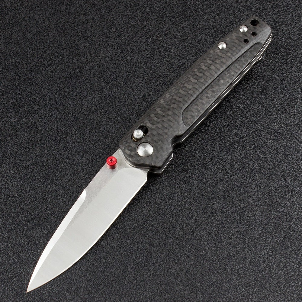 BM485 Carbon Fiber Handle D2 Outdoor Folding Knife