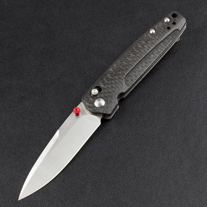 BM485 Carbon Fiber Handle D2 Outdoor Folding Knife