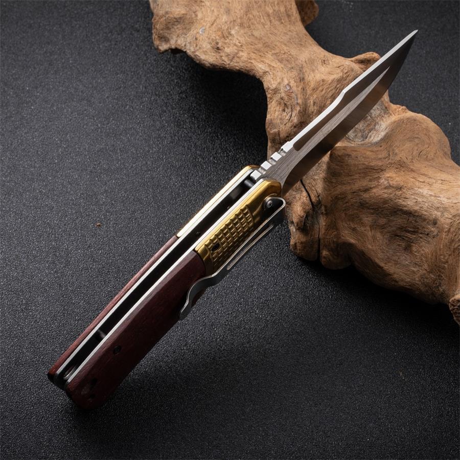 Wooden Handle Outdoor Folding Steel Tool
