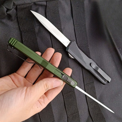 BM4600 T6 Aluminum Alloy Anodized White Portable Outdoor Knife