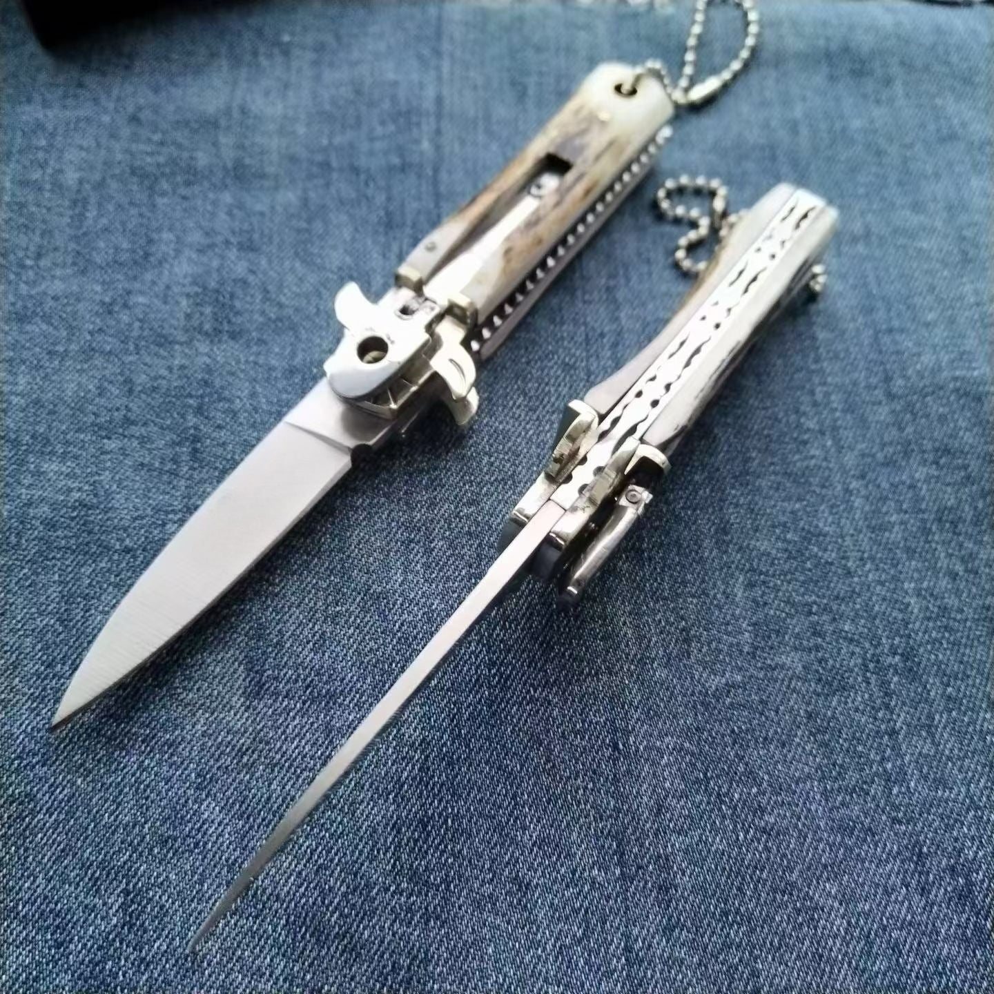 Small Deer Antler Handle D2 Outdoor Portable Knife