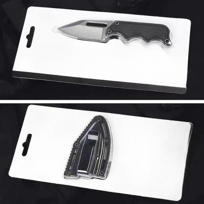 Mini 5CR13 Steel with Nylon Glass Fiber Optic Shank Knife