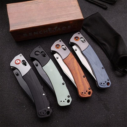 BM15080 G10 Handle Material 9cr18mov Outdoor Folding Knife