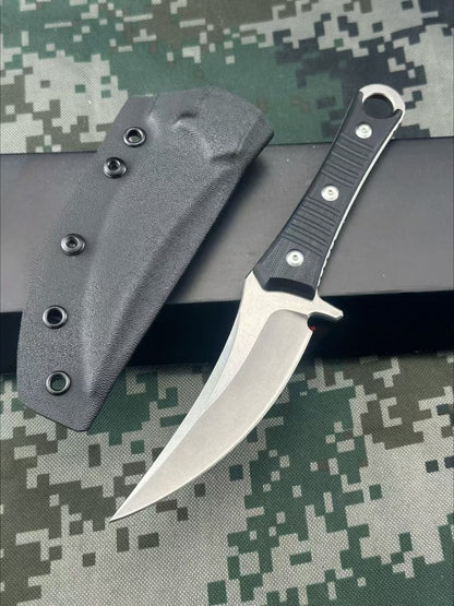 SBK D2 Steel Stonewashed Surface Outdoor Knife