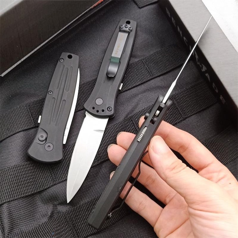 BM3551 Black Stonewashed 154CM Steel Outdoor Folding Knife