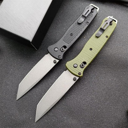 BM537GY Aluminum Alloy CPM-3v Surface Anti-scratch Coating Outdoor Folding Knife