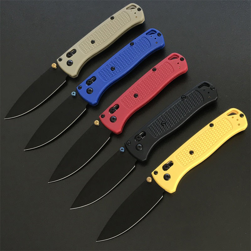 Outdoor BM 535 535S Folding Glass Fiber Camping Pocket Knife