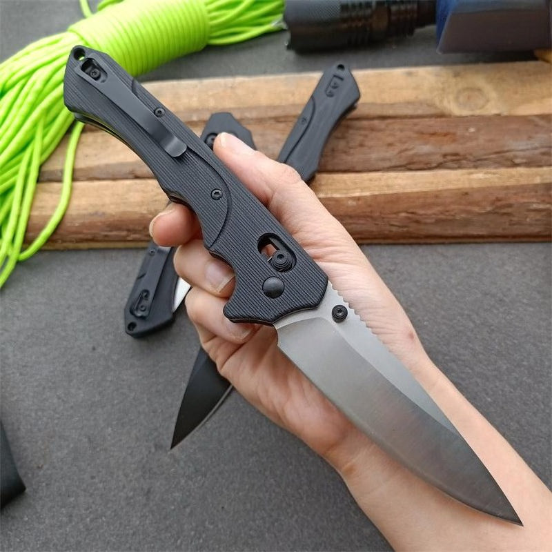 BM615 Mini S30V Outdoor Black Folding Knife