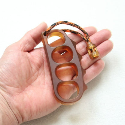 Large Amber Pea Outdoor EDC Tool