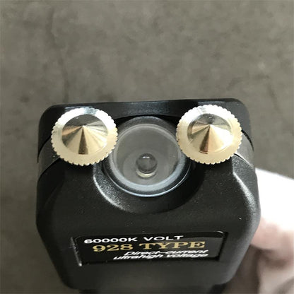 Close-up of 60000K 928 device electrodes and central LED
