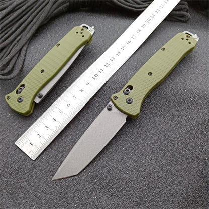 BM537GY Aluminum Alloy CPM-3v Surface Anti-scratch Coating Outdoor Folding Knife