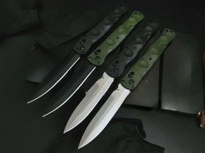 BM391 Nylon Fiberglass Plastic Handle D2 Steel Outdoor Folding Knife