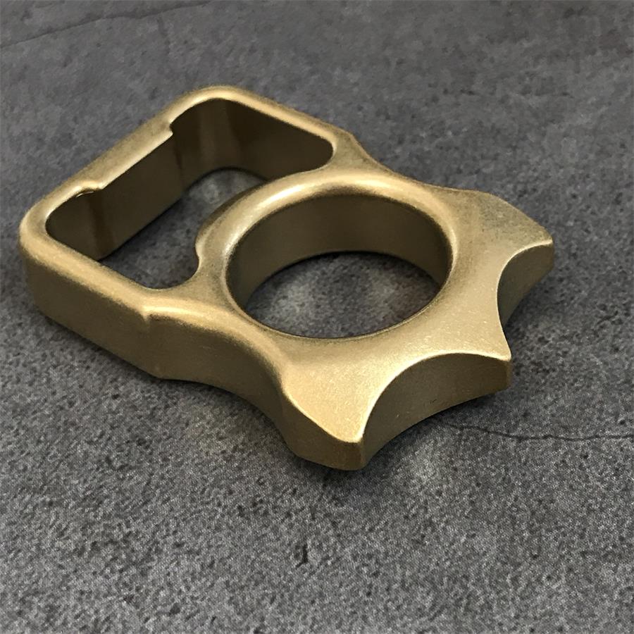 Stonewashed Brass Bottle Opening EDC Keychain Backpack EDC Tool