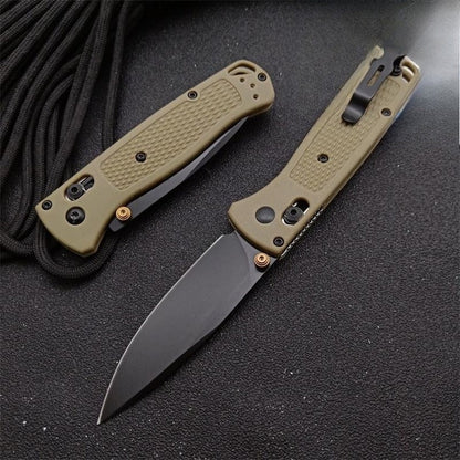 BM535 Desert Color Nylon Fiberglass Outdoor Folding Knife
