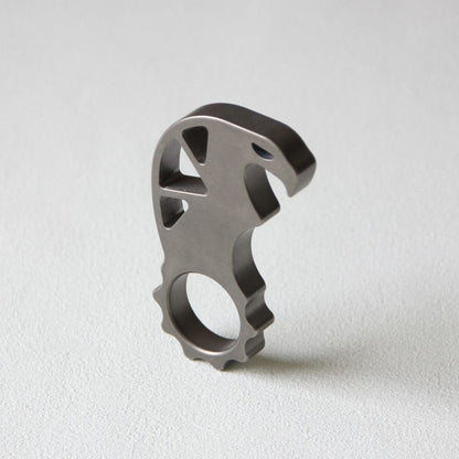 Titanium Monster Bottle Opener Multi-Function Keychain EDC Backpack Tool