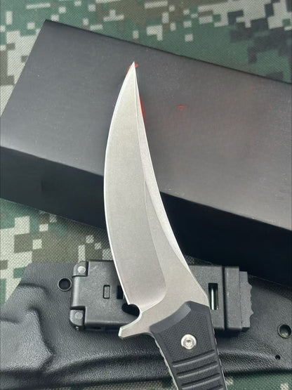 SBK D2 Steel Stonewashed Surface Outdoor Knife