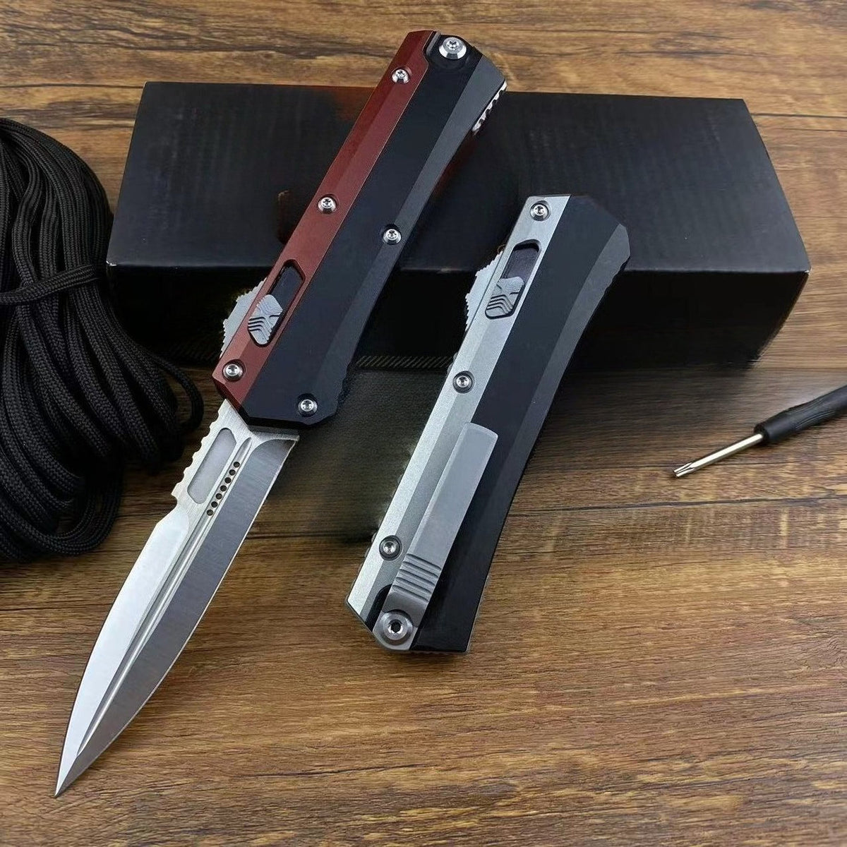Aluminum Alloy Tricolor Knife2