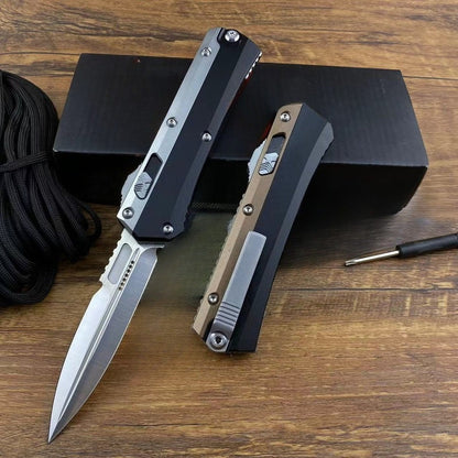 Aluminum Alloy Tricolor Knife