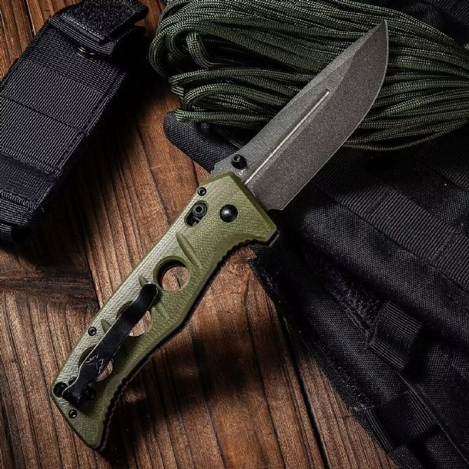 BM275SFE-2 D2 Steel Titanium Coated Folding Knife19