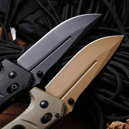BM275SFE-2 D2 Steel Titanium Coated Folding Knife4