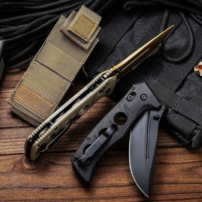 BM275SFE-2 D2 Steel Titanium Coated Folding Knife5