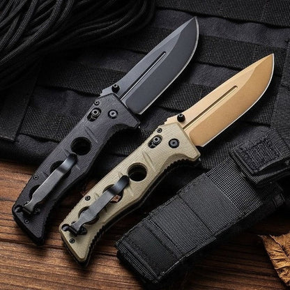 BM275SFE-2 D2 Steel Titanium Coated Folding Knife6