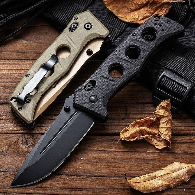 BM275SFE-2 D2 Steel Titanium Coated Folding Knife9