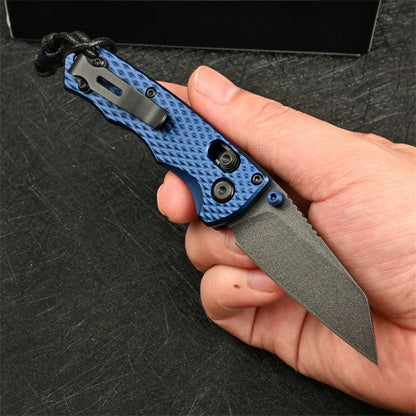 BM290 Aluminum Handle M4 Steel Folding Knife10