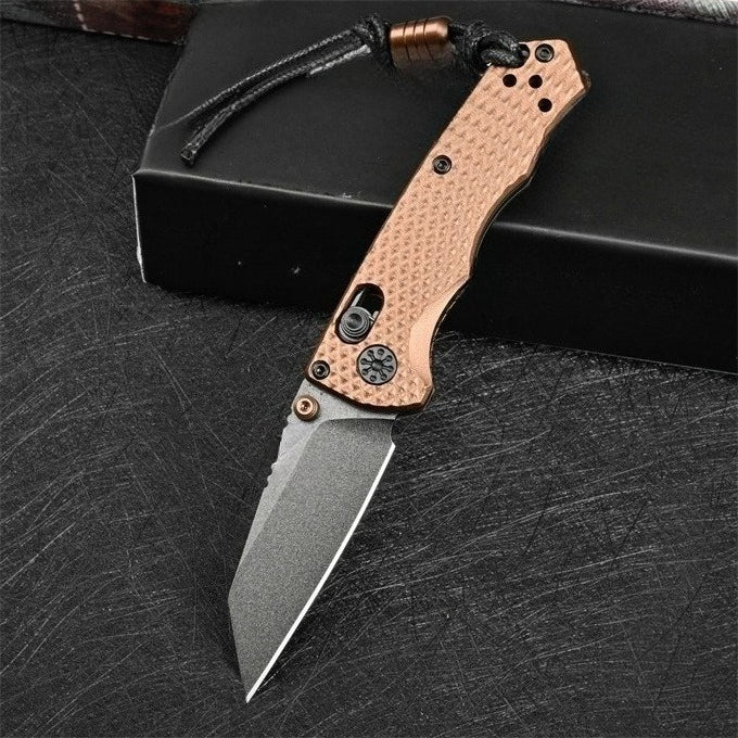 BM290 Aluminum Handle M4 Steel Folding Knife11
